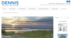 Desktop Screenshot of dennischamber.com
