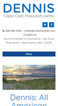 Mobile Screenshot of dennischamber.com